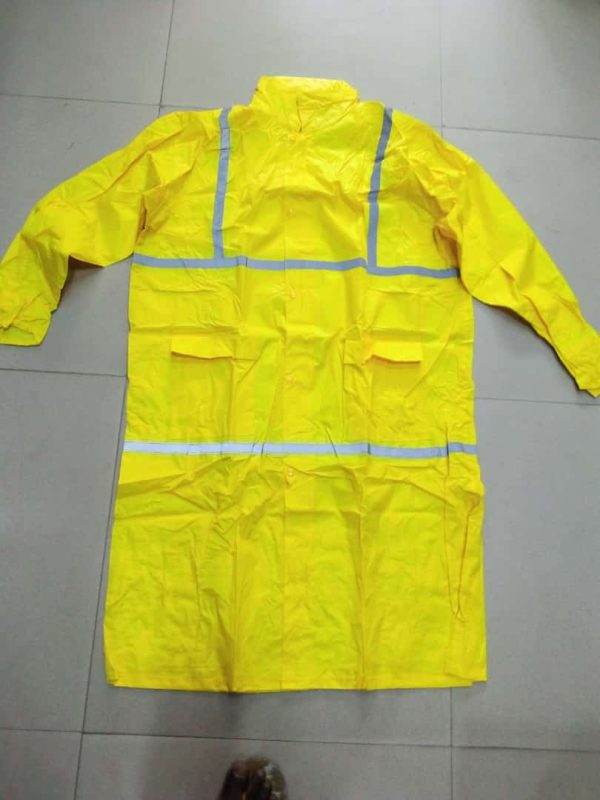 Reflective Raincoat Polyester Gown - Image 2